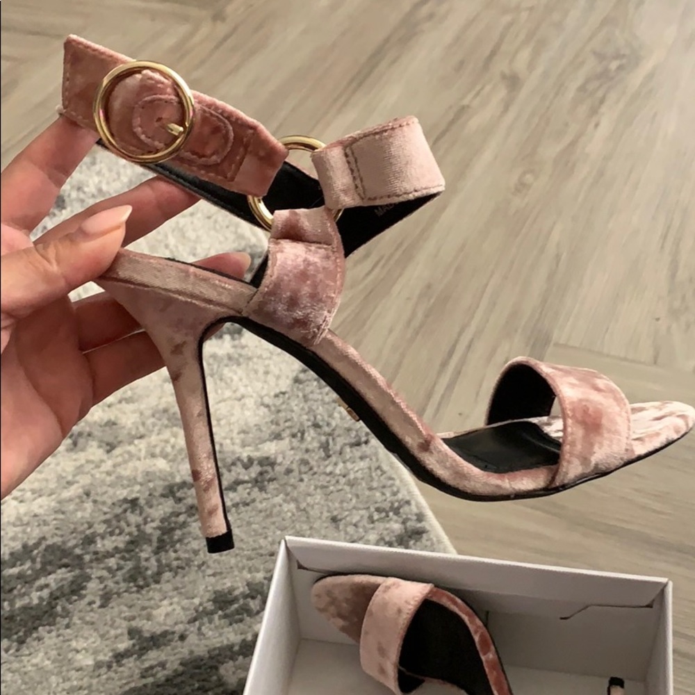 Velvet Plush Heels